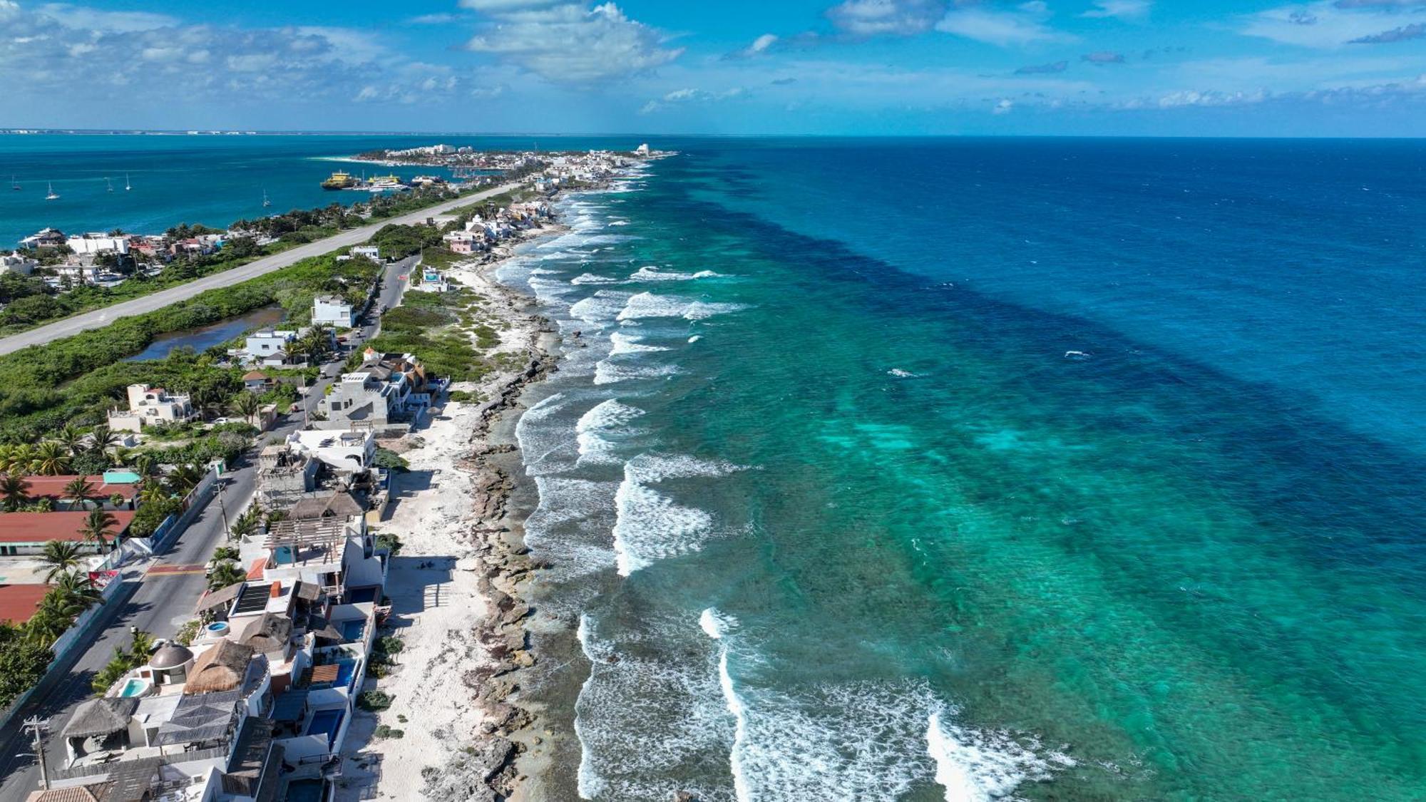 Casa Javi- Ocean Front Located Mid Isla Mujeres Villa Екстериор снимка