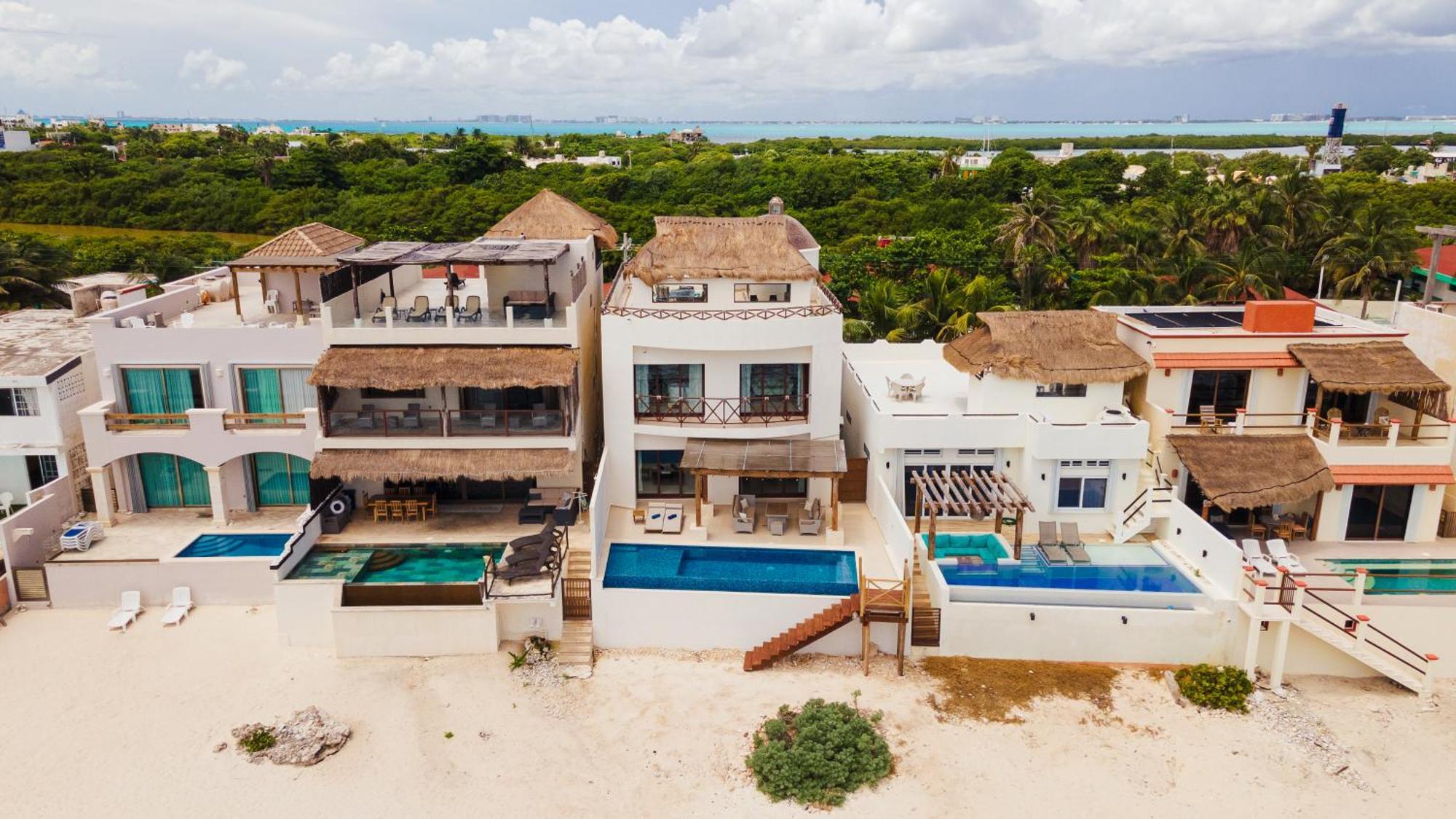 Casa Javi- Ocean Front Located Mid Isla Mujeres Villa Екстериор снимка
